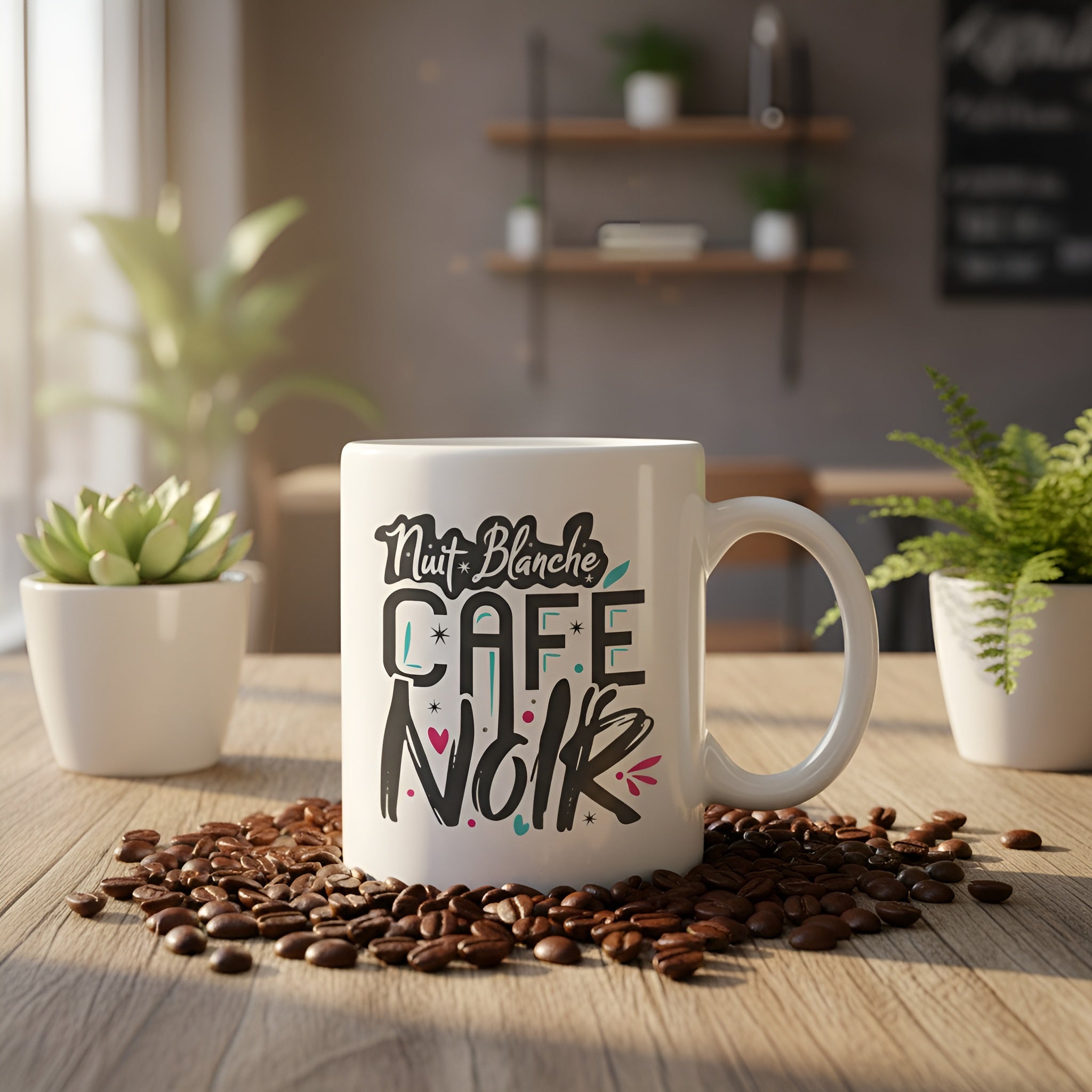 Mug - Nuit blanche, café noir